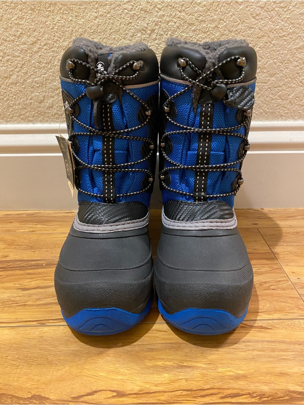 Kamik Kids Blue and Gray Snow Boots